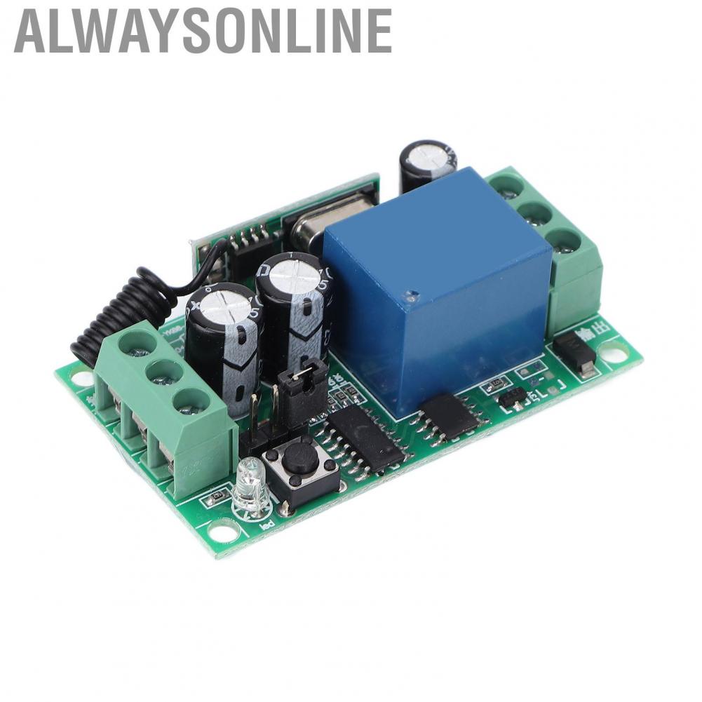 Alwaysonline DC 24V 1CH Mini Relay  Switch 10A Universal Learning Receiver For