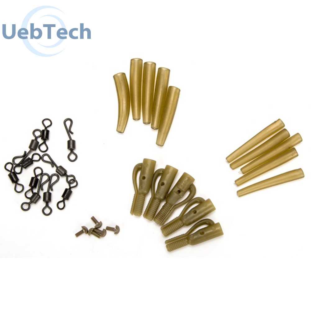 Set 30 Ống Cao Su Mềm Có Khớp Khuyên Cho Câu Cá