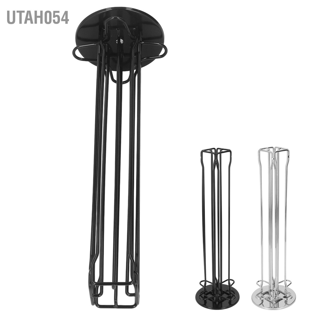 Utah054 40 Viên Cà Phê Pod Giá Đỡ Xoay 360 Độ Caro Sắp Xếp Lưu Trữ Hộp Đựng Cho Nespresso
