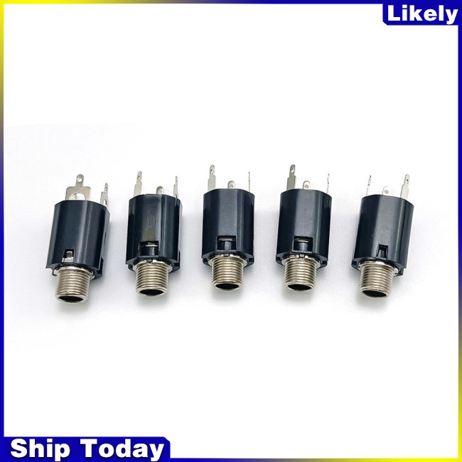 Set 5 Ổ Cắm Âm Thanh 6.35 6.5 Hai Kênh Eq 3p Chuyên Dụng