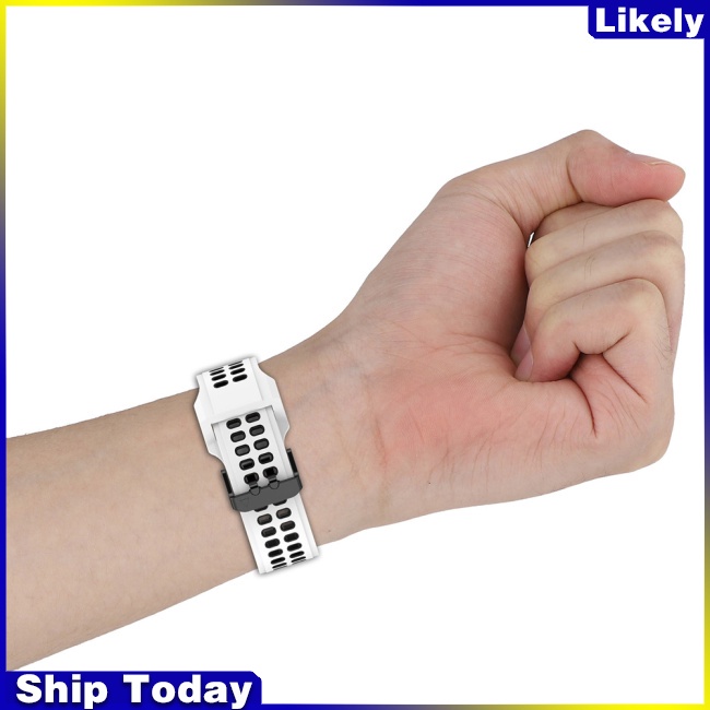 Dây Đeo Silicon Hai Màu Thay Thế Cho Đồng Hồ Garmin Enduro2 / Tactix7 26mm