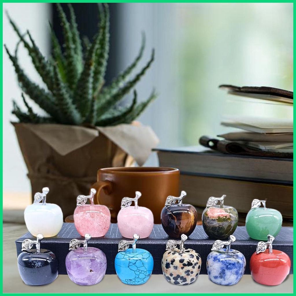 Tượng Pha Lê Tự Nhiên Hình Trái Cây Dùng Trang Trí Phòng Ngủ