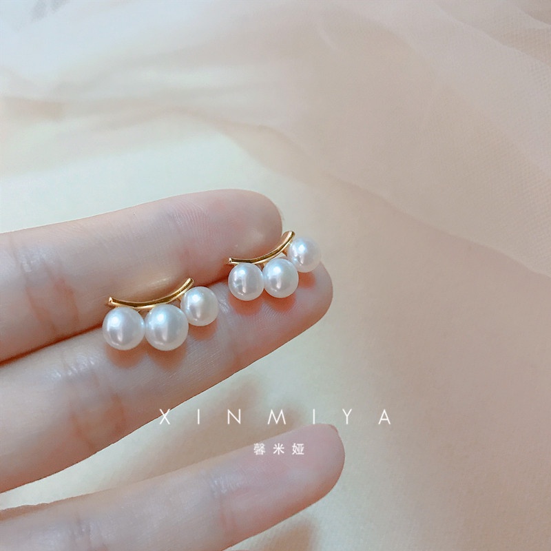 Xinmiya Bông Tai Ngọc Trai Thời Trang Mới 2023 Dành Cho Nữ