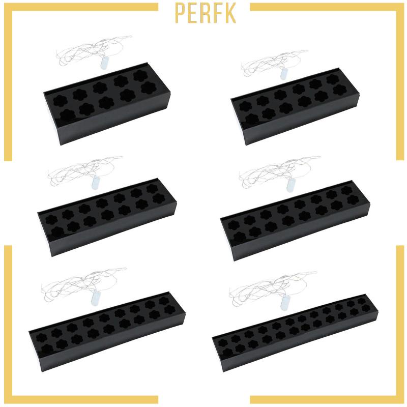 Lọ Hoa Hình Chữ Nhật Bằng Acrylic Có Lỗ Dùng Trang Trí Bàn Ăn / Tiệc Cưới