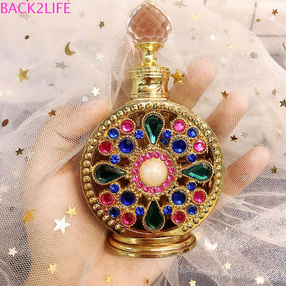 Bình Đựng Nước Hoa Back2Lilife Phong Cách Trung Đông|Bình Rỗng Đựng Mỹ Phẩm Bằng Hợp Kim Phong Cách Ả Rập