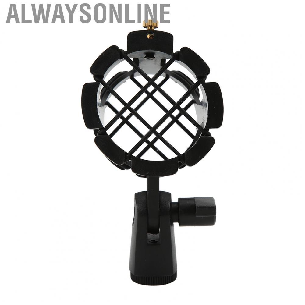 Alwaysonline Microphone Holder  Good Toughness Shock Mount for Live Broadcast Conference