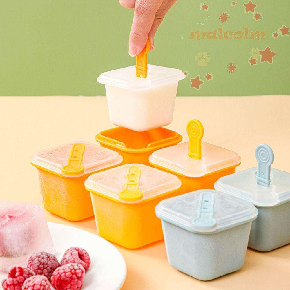 Khay Làm Đá 6 Ngăn Bằng Thép Không Gỉ Dễ Tháo Gỡ Tiện Dụng Cho Nhà Bếp