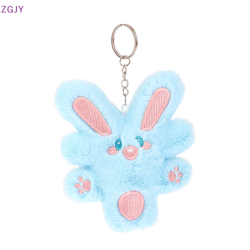 Móc Khóa Thỏ Nhồi Bông Mềm Mại Dễ Thương Mới