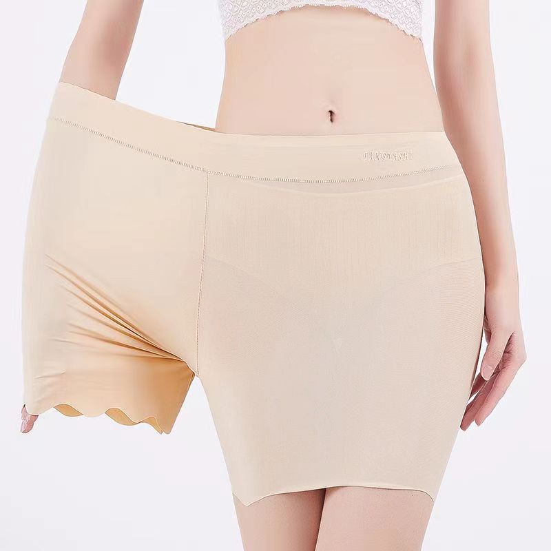 Plus Quần Lót Lụa Mỏng Không Đường May Chống Chói Thời Trang Mùa Hè Cho Nữ