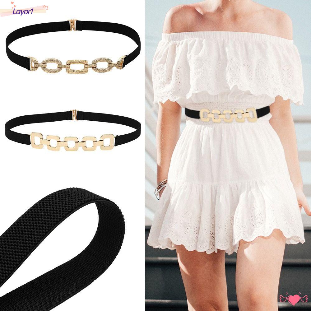 Thắt Lưng Co Giãn Trang Trí Phong Cách Punk 1 Cho Nữ