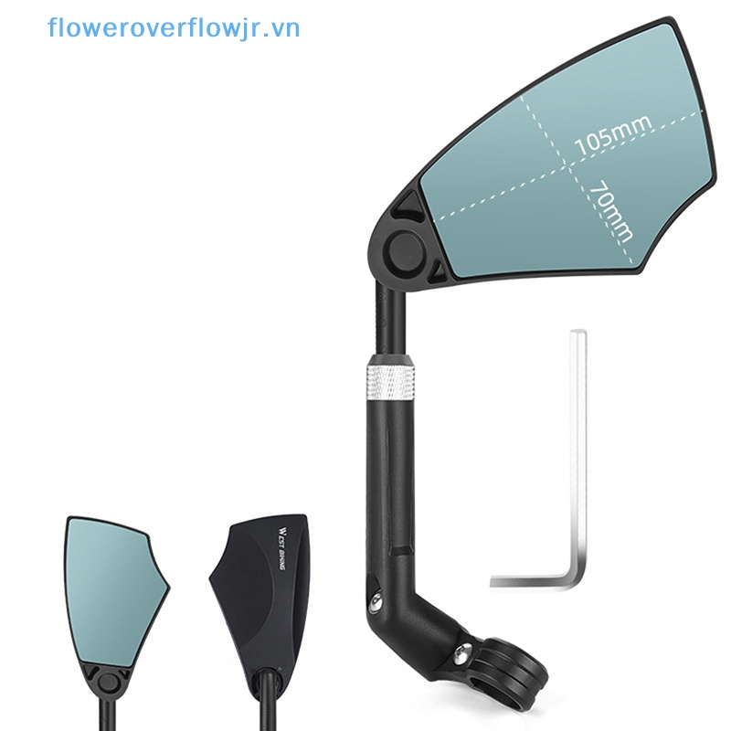 Gương Chiếu Hậu Chống Chói Gắn Tay Lái Xe Đạp Có Thể Thu Gọn