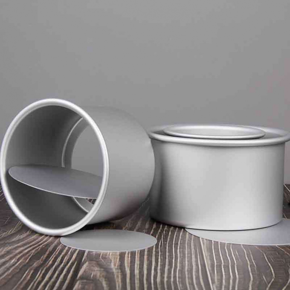 Khuôn Làm Bánh 4 / 6 / 8 Inch Bằng Hợp Kim Nhôm Cao Cấp