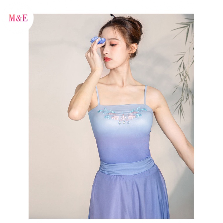 M &amp; E Bộ Trang Phục Múa Truyền Thống Trung Hoa Truyền Thống Trung Hoa Cổ Điển Thêu Họa Tiết Ngực Bên Trong 2023 Mới