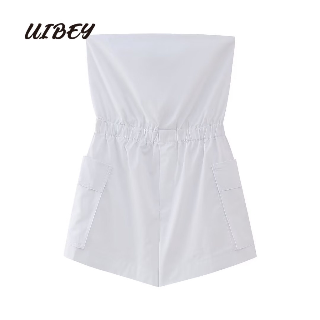 Uibey Bộ Áo Liền Quần Có Túi Cá Tính 3580