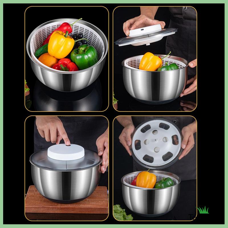 [Toolroom] Máy Sấy Và Làm Sạch Rau Củ Quả Nhanh Chóng Và Dễ Sử Dụng