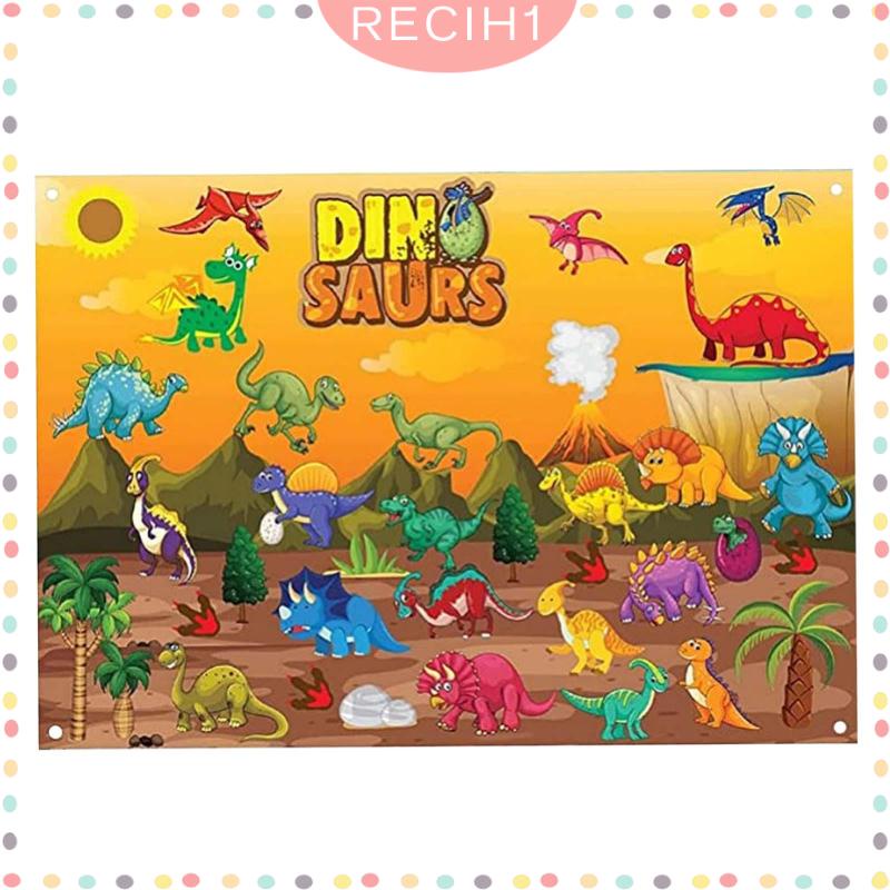 Bảng Nỉ Treo Tường Hình Động Vật Hỗ Trợ Dạy Học DIY Cho Bé