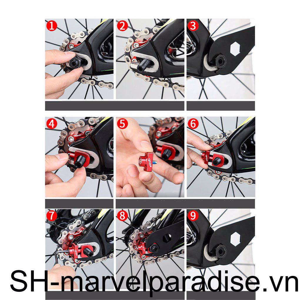 Ốc Vít Điều Chỉnh Tốc Độ Dây Xích Xe Đạp Bằng Hợp Kim Nhôm Gọn Nhẹ