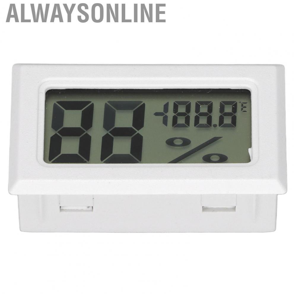 Alwaysonline Mini Digital Hygro  White Portable Electronic Hygrometer For Home