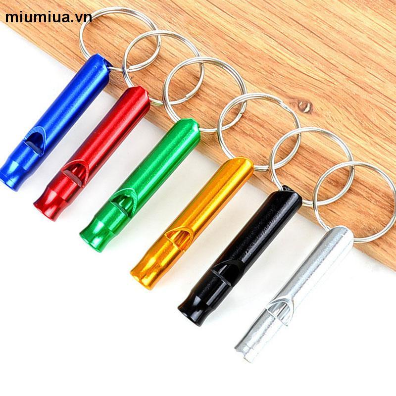 miumiuaCòi Thổi Báo Động Khẩn Cấp Bằng Hợp Kim Nhôm Tiện Lợi Cho Hoạt Động Ngoài Trời
