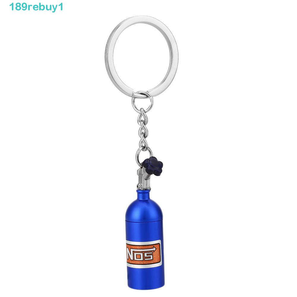 Rebuy1 Móc Khóa Kim Loại Hình Chai Nitrogen Màu Xanh Dương Thời Trang Cho Nam Và Nữ