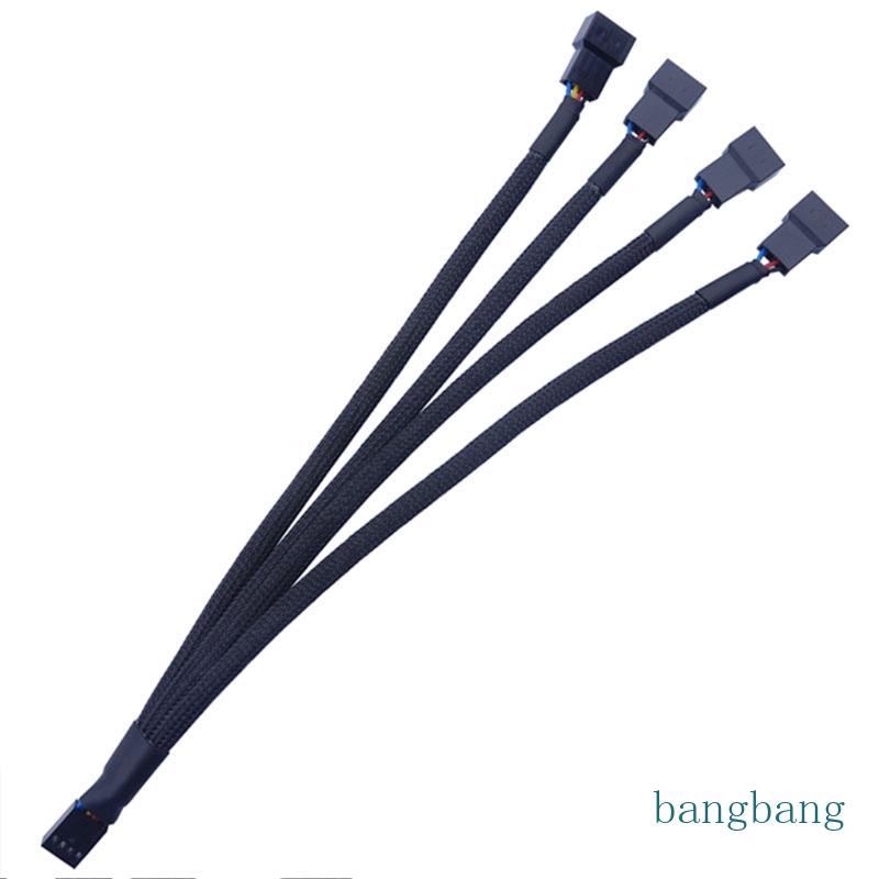 Cáp Chia Cổng Quạt 4pin PWM 4 Pin Sang 4 Chiều Chuyên Dụng Cho Bo Mạch Chủ CPU