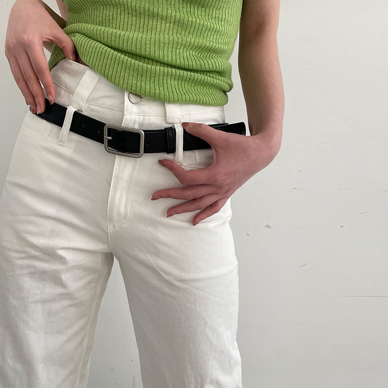 Thắt Lưng Màu Đen Phong Cách Instagram Retro Hàn Quốc Cá Tính Cho Nữ