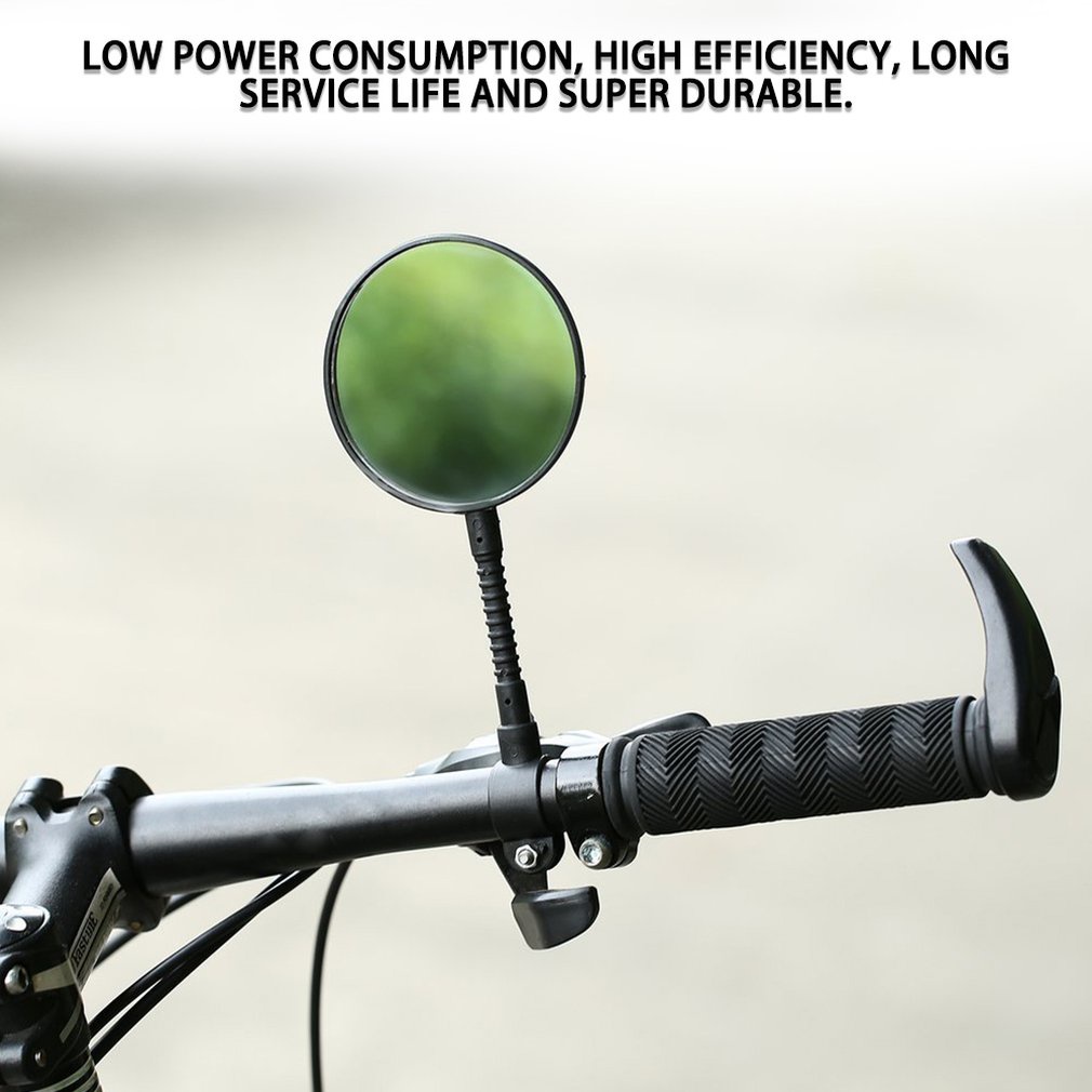 Universal Bike Mirror Bicycle Handlebar Flexible Rear Back View Adjustable Rearview For Cycling Mtb [Q/15]