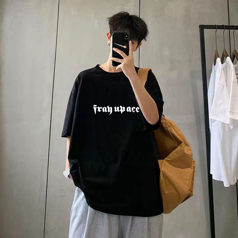 Áo Thun Ngắn Tay Dáng Rộng Thời Trang Hàn Quốc Dành Cho Nam