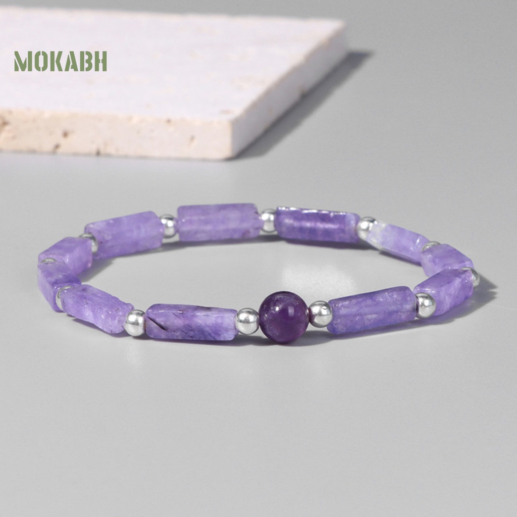 Vòng Tay Chuỗi Hạt Đá Tự Nhiên Siêu Nhẹ Không Gây Kích Ứng Dễ Sử Dụng Thời Trang Cho Cặp Đôi