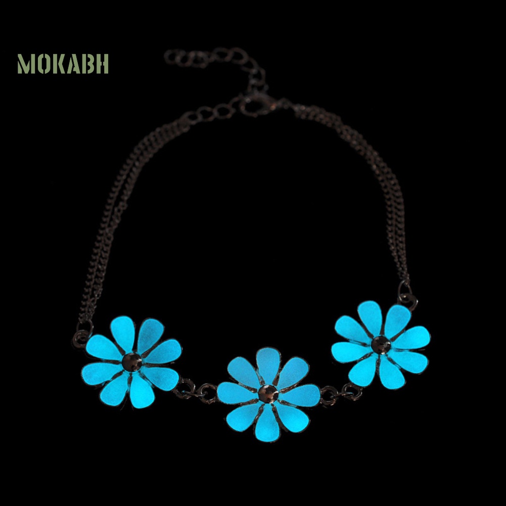 [Hot] Lắc Chân Hình Hoa Ngôi Sao Trái Tim Phát Sáng Trong Bóng Tối Cho Nữ