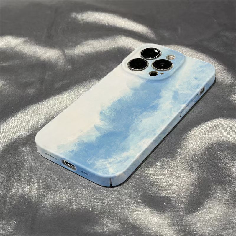 Ốp Điện Thoại Mềm Màu Gradient Phong Cách Nhật Hàn Cho Iphone 14pro 1211 max 87 xs xr 13plus GFS7