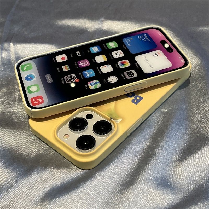 Ốp Điện Thoại Cứng Siêu Mỏng Chống Sốc Cho iPhone13promax 14 11 12 OWCF