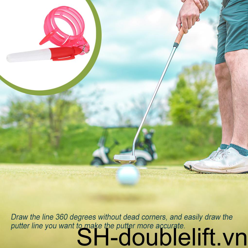 Dụng Cụ Đánh Dấu Đường Đánh Dấu Bóng Golf Ba Chiều Không Phai Phong Cách Dành Cho Chơi Golf Ngoài Trời