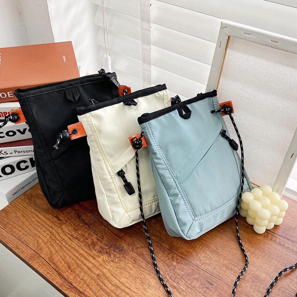 Túi Đeo Chéo Mini Hình Vuông Đựng Điện Thoại Chống Nước Thời Trang Đường Phố Unisex