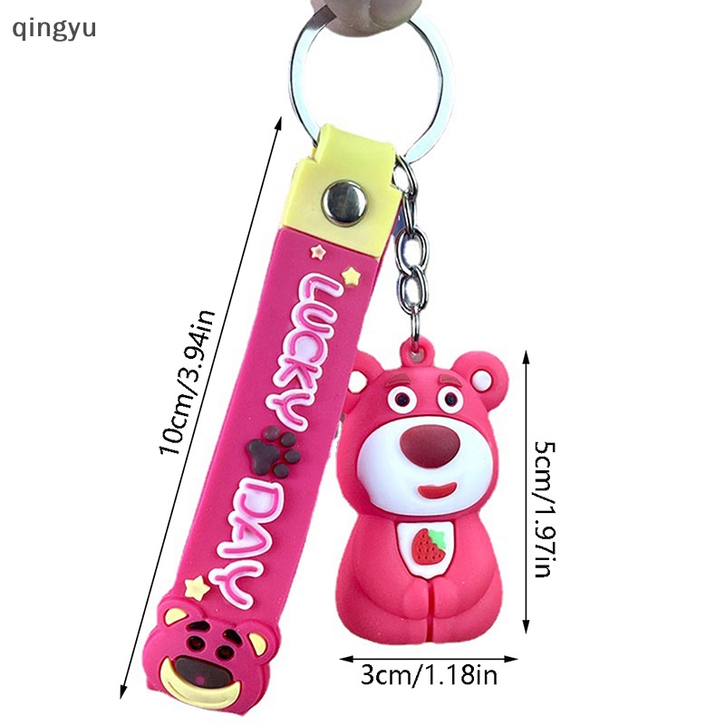 Móc Khóa Hình Búp Bê Lotso Hoạt Hình Toy Story Dễ Thương