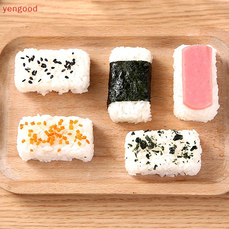 Set 5 Khuôn Làm Sushi Bằng Nhựa Cấp Thực Phẩm DIY