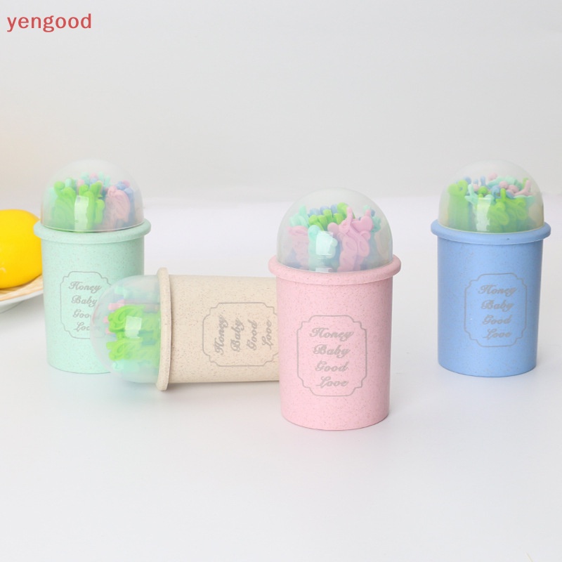 Set 20 Nĩa Ăn Trái Cây / Salad Dễ Thương Cho Bé