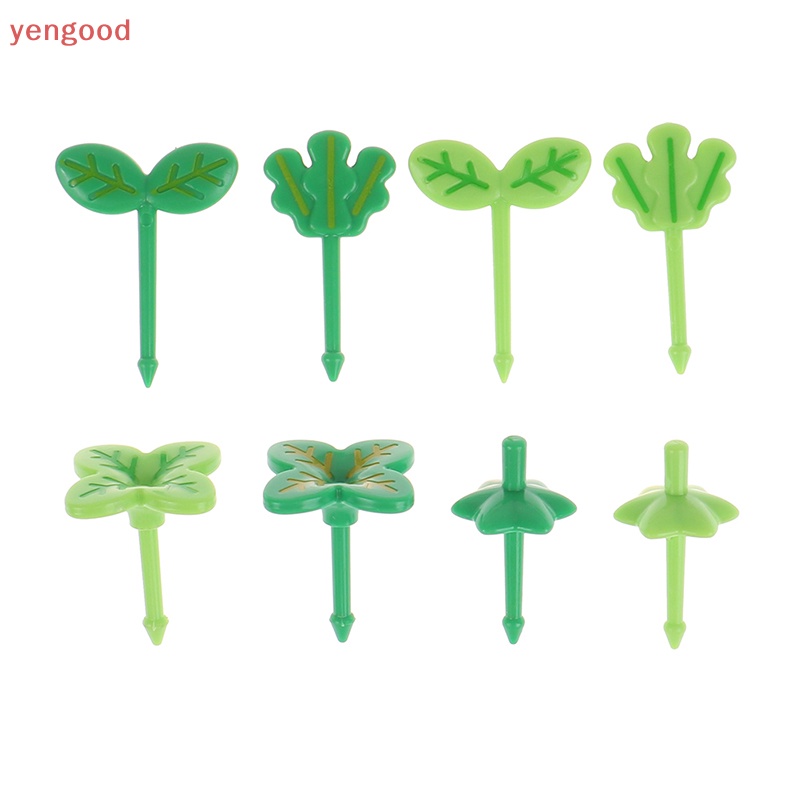 Set 8 Nĩa Ăn Trái Cây / Tráng Miệng Hình Động Vật Hoạt Hình Mini Dễ Thương