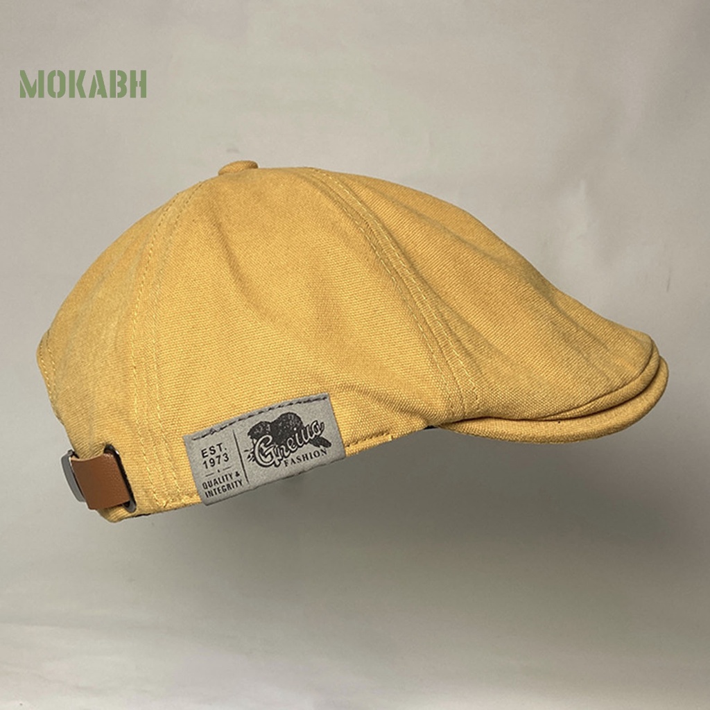 Mũ Beret Màu Trơn Phong Cách Anh Quốc Cổ Điển Thời Trang Cho Nam