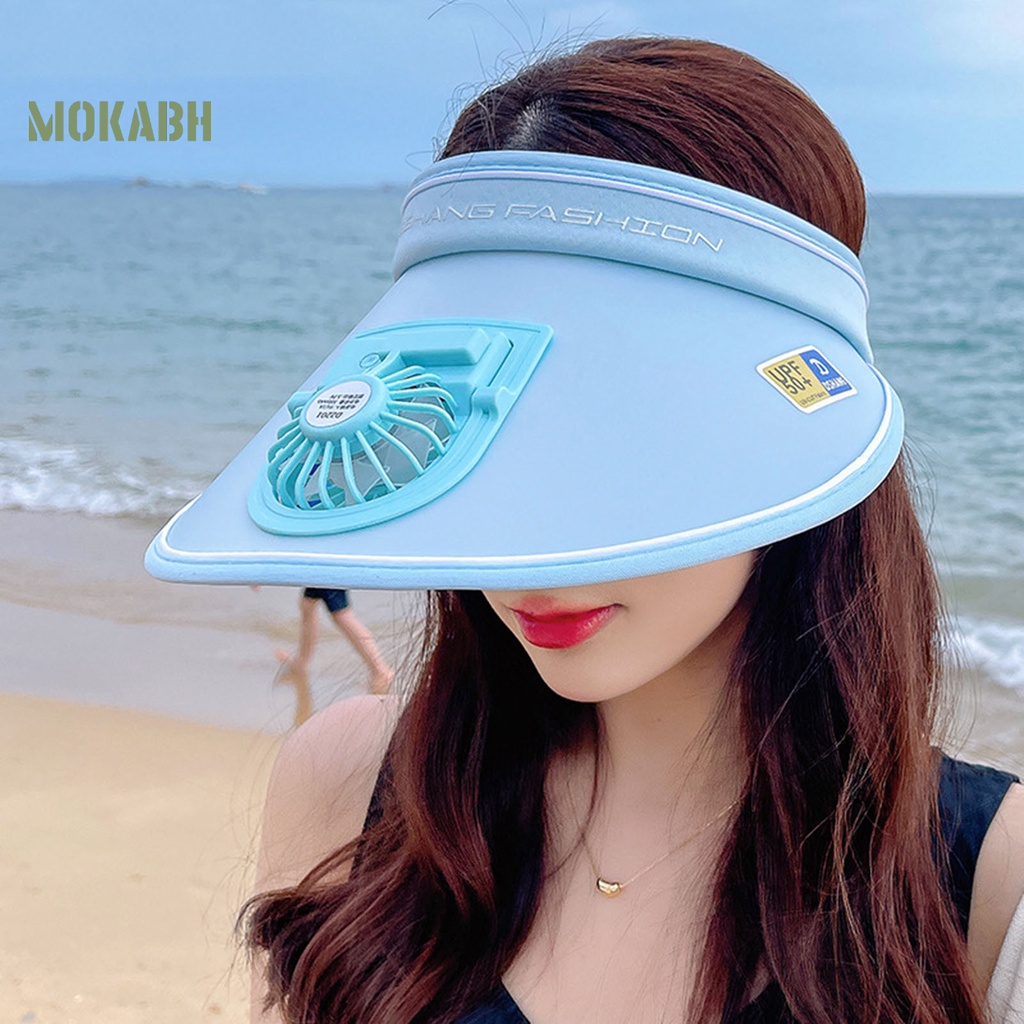 Mũ Lưỡi Trai Hở Chóp Chống Tia UV Tiết Kiệm Năng Lượng Thời Trang Cho Nữ