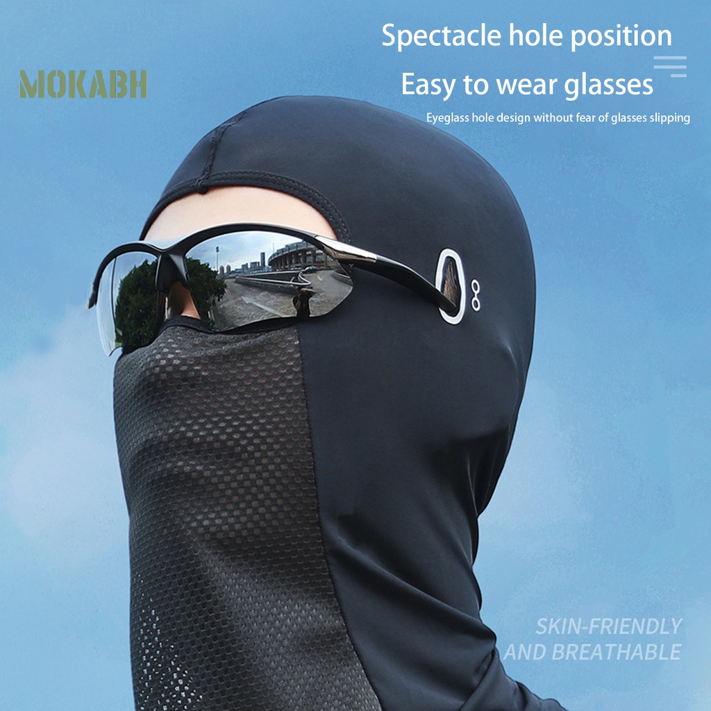 [Mok Abh] Móc Đeo Tai Độ Co Giãn Cao Chống Nắng Khi Đi Xe Đạp Có Lỗ Đeo Kính