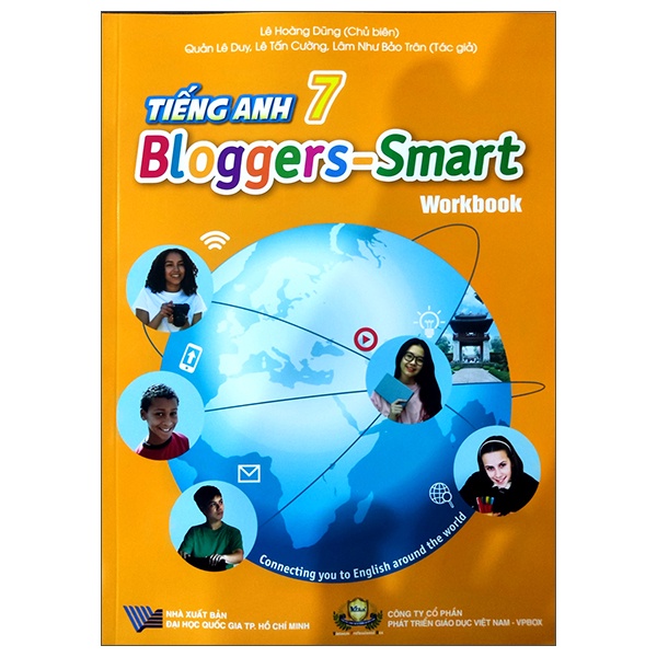 Sách Tiếng Anh 7 - Bloggers - Smart - Workbook (2022)