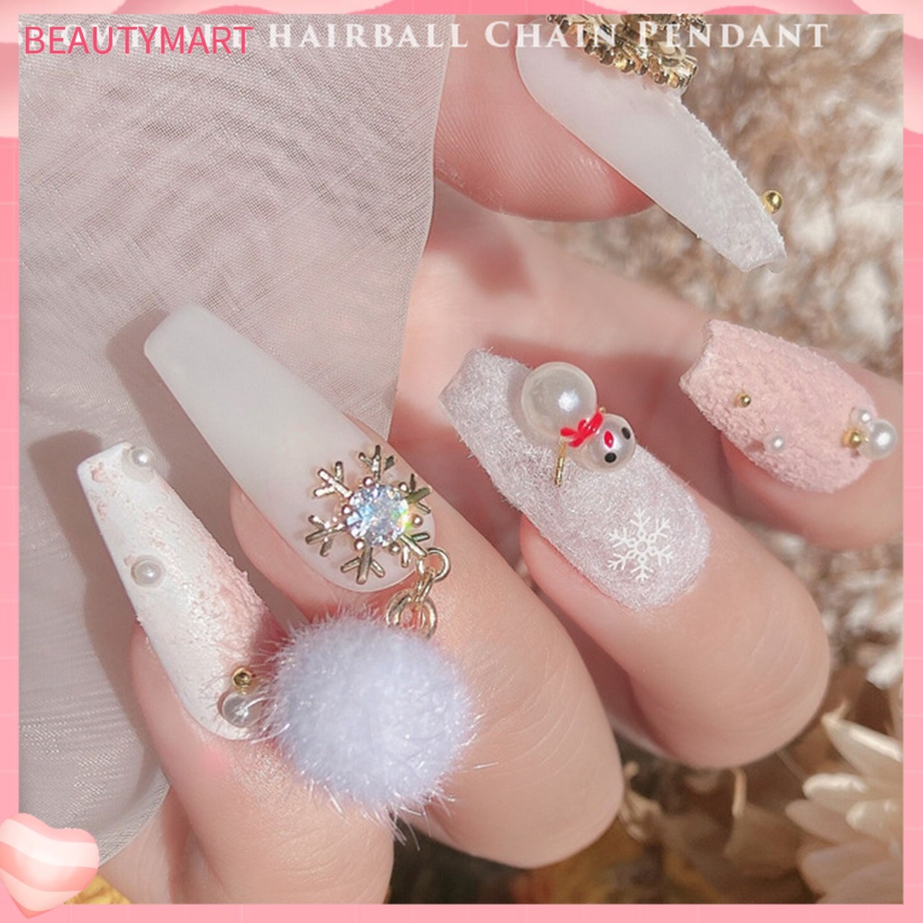 Phụ Kiện Dây Xích Đính Đá Lấp Lánh Trang Trí Móng Tay