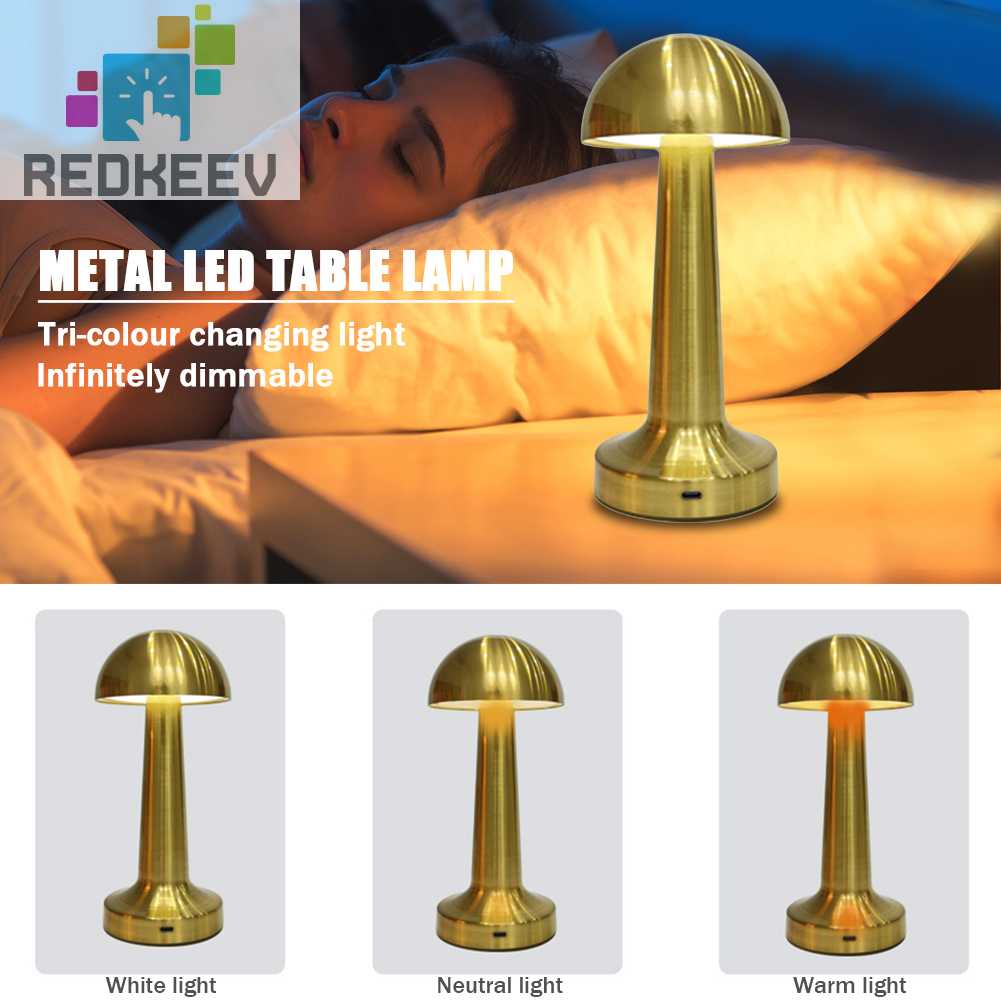 Đèn LED Kim Loại Để Bàn 1200mAh Bảo Vệ Mắt