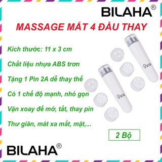 Combo 2 Máy Massage Mắt Mini Cầm Tay Chống Thâm Quầng, Giảm Xoang (Tặng Kèm 1 SP Ngẫu Nhiên) -Video Thật- (2B0071+B0067)