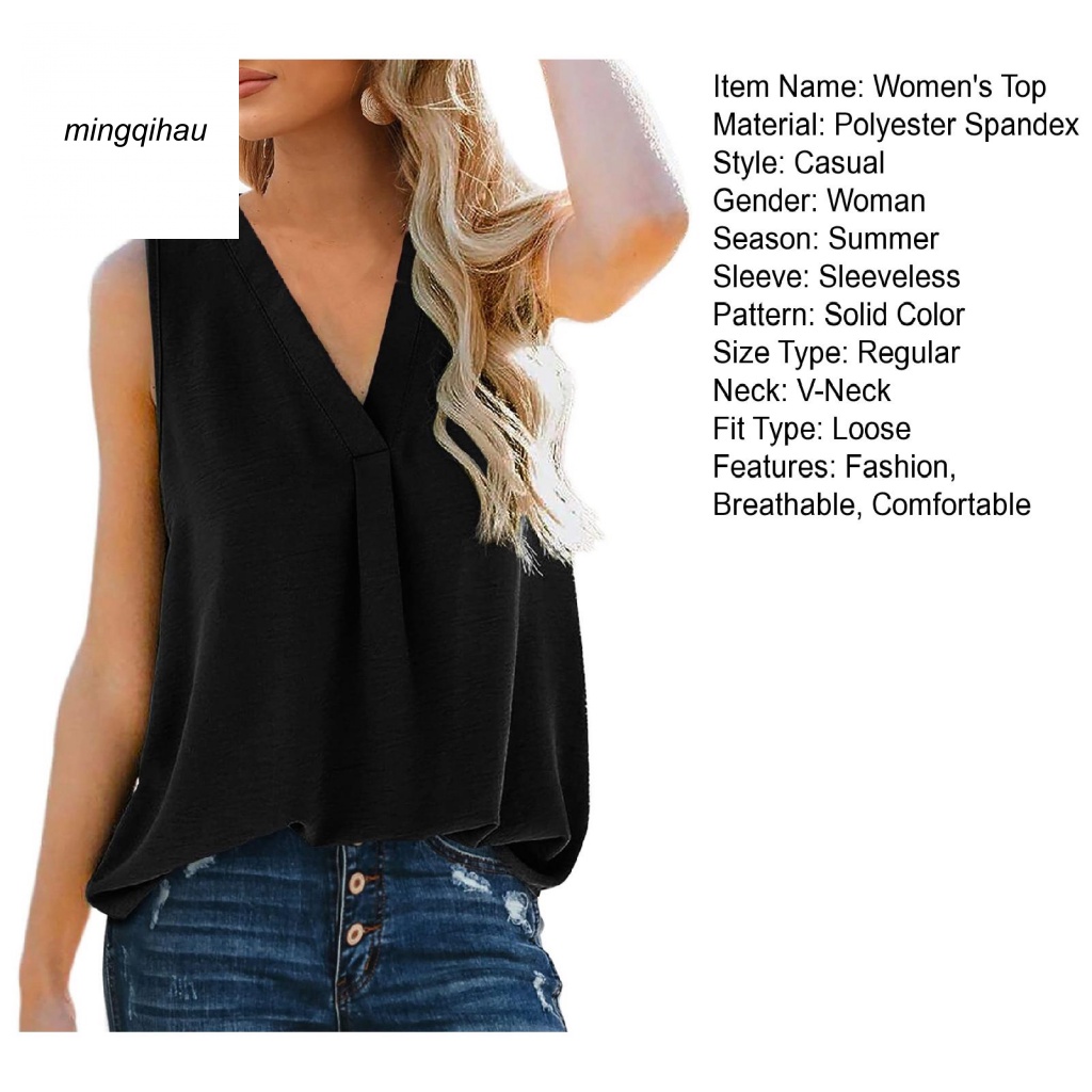 Áo Kiểu Cổ Chữ V Thời Trang Thanh Lịch Cho Nữ