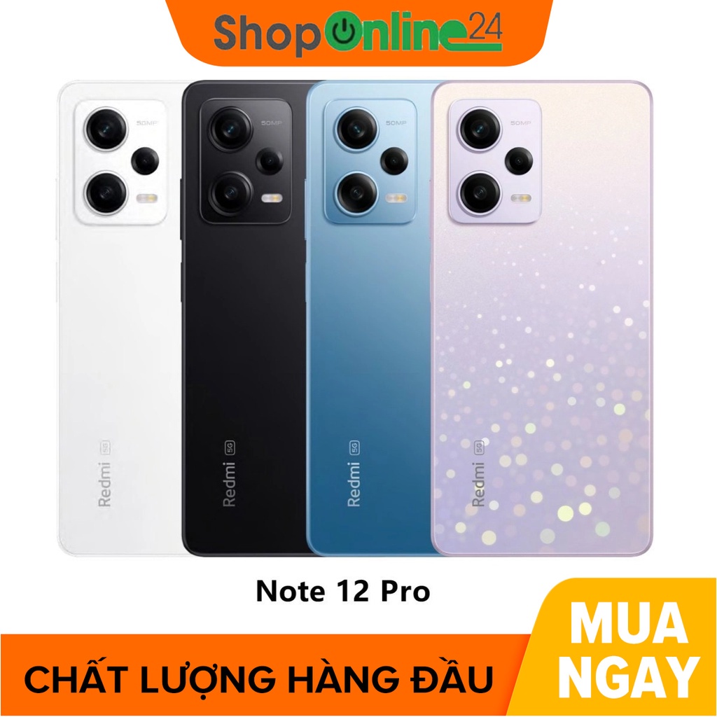 Điện Thoại Xiaomi Redmi Note 12 Pro 5G (8Gb - 256Gb) Mới Fullbox Nguyên Seal