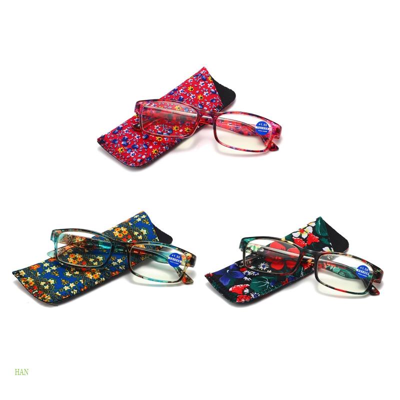 Kính Đọc Sách Gọng Chữ Nhật Màu Xanh Dương Nhạt Thời Trang Chất Lượng Cao Cho Nam Và Nữ