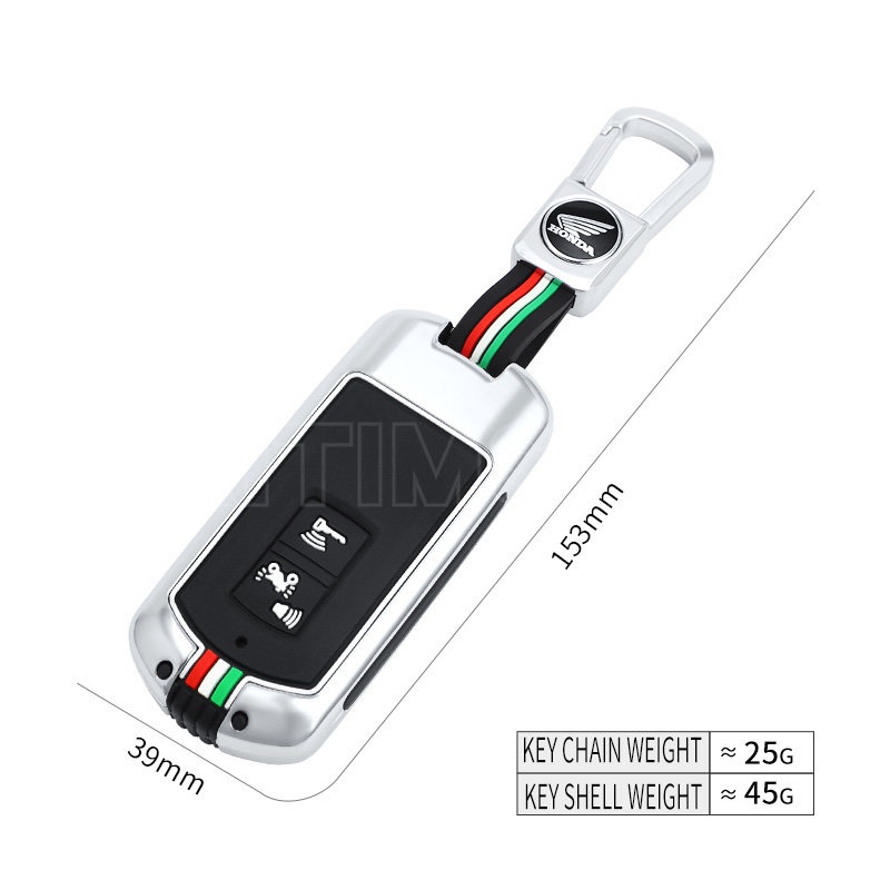 Vỏ Bọc Chìa Khóa Điều Khiển Từ Xa Bằng Hợp Kim Cho Honda Vario 125 150