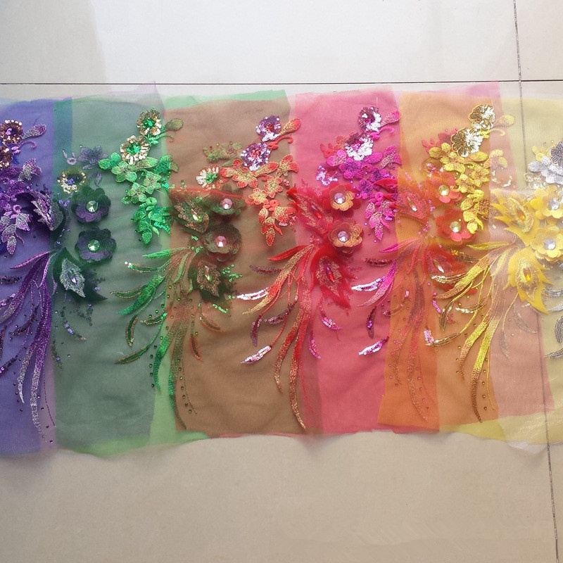 1 Miếng Dán Trang Trí Quần Áo Hình Kim Cương Giả 20 * 40cm DIY